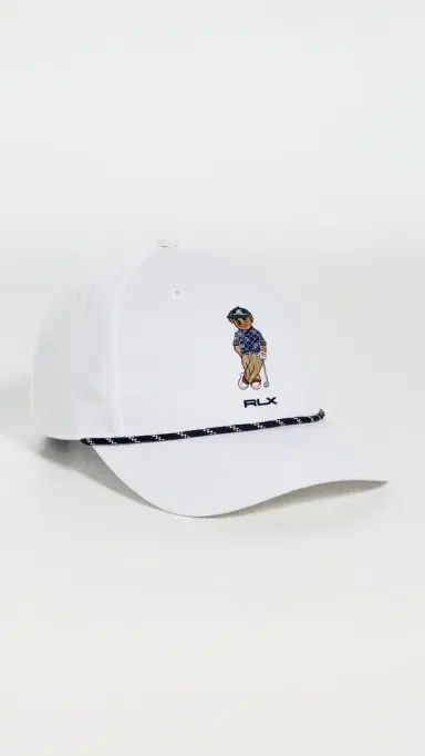 RLX Ralph Lauren Seasonal Bear Rope Cap White One Size | Thumbnail 2 RLX Ralph Lauren Seasonal Bear Rope Cap White One Size | Thumbnail 2