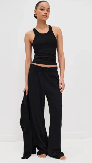 ÉTERNE High Neck Fitted Tank Black S | Thumbnail 5 ÉTERNE High Neck Fitted Tank Black S | Thumbnail 5