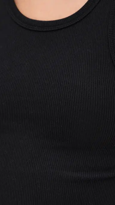 ÉTERNE High Neck Fitted Tank Black S | Thumbnail 6 ÉTERNE High Neck Fitted Tank Black S | Thumbnail 6