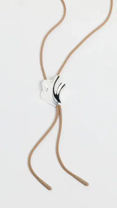 Jenny Bird Lydia Bolo Tie Silver One Size | Thumbnail 2 Jenny Bird Lydia Bolo Tie Silver One Size | Thumbnail 2