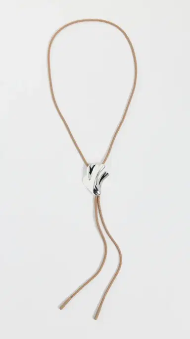 Jenny Bird Lydia Bolo Tie Silver One Size | Thumbnail 5 Jenny Bird Lydia Bolo Tie Silver One Size | Thumbnail 5