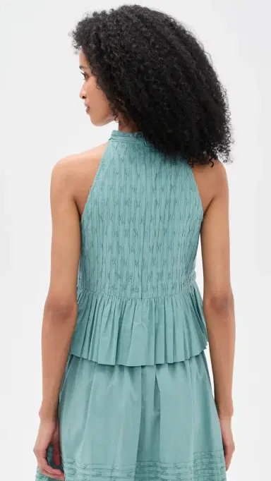 Sea Ramie Tank Top Blue 4 | Thumbnail 3 Sea Ramie Tank Top Blue 4 | Thumbnail 3