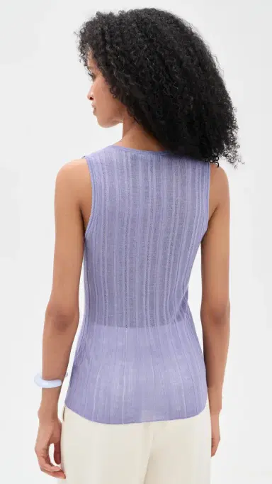 Theory Scoop ointelle Tank Lavender Glow | Thumbnail 3