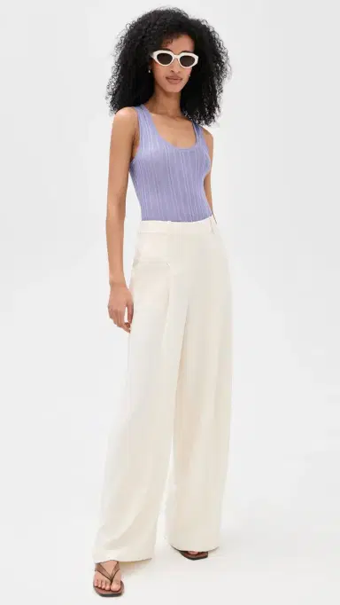 Theory Scoop ointelle Tank Lavender Glow | Thumbnail 5