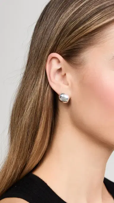 Annika Inez Large Cigar Band Hoops | Thumbnail 3 Annika Inez Large Cigar Band Hoops | Thumbnail 3