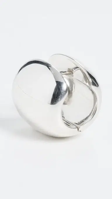 Annika Inez Large Cigar Band Hoops | Thumbnail 4 Annika Inez Large Cigar Band Hoops | Thumbnail 4