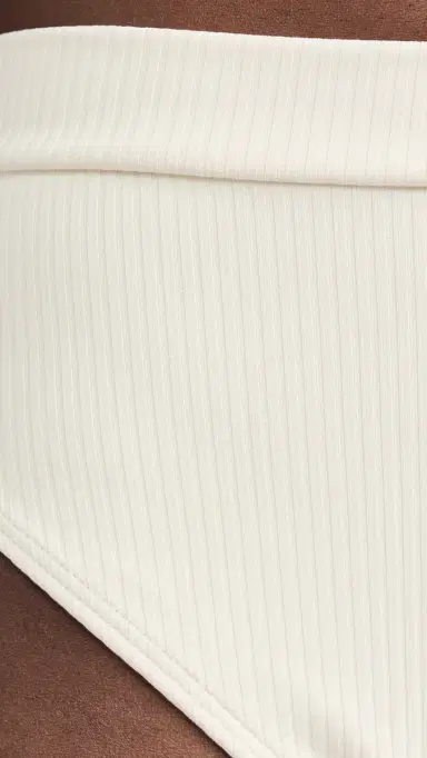 Montce Paulina Bikini Bottoms Cream Rib XS | Thumbnail 5 Montce Paulina Bikini Bottoms Cream Rib XS | Thumbnail 5