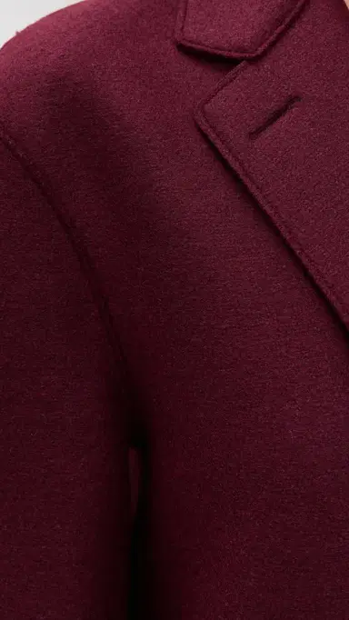 Harris Wharf London Chester Coat Pressed Wool Coat Cinabre 40 | Thumbnail 6 Harris Wharf London Chester Coat Pressed Wool Coat Cinabre 40 | Thumbnail 6