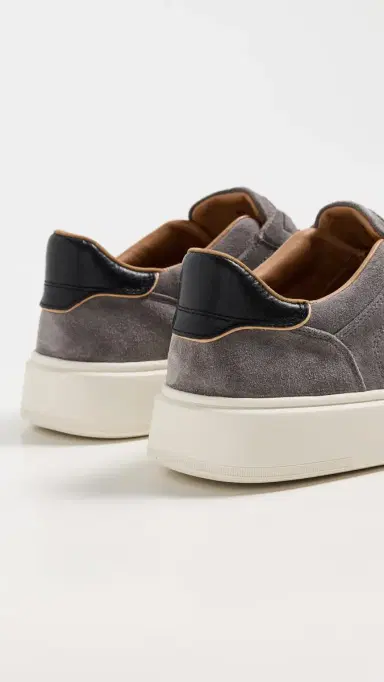 Allen Edmonds Oliver Suede Sneakers Piombo 8 | Thumbnail 3