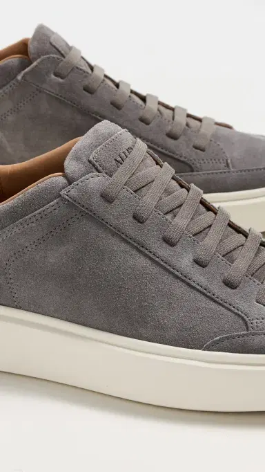 Allen Edmonds Oliver Suede Sneakers Piombo 8 | Thumbnail 5