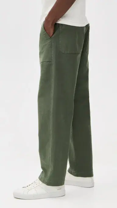 Madewell Garment Dye Slub Sateen Baker Pants Surplus 36 | Thumbnail 4