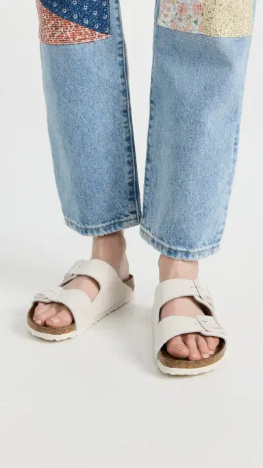 Birkenstock Arizona Soft Footbed Sandals Antique White 41 | Thumbnail 3