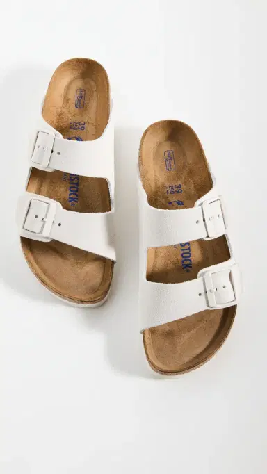 Birkenstock Arizona Soft Footbed Sandals Antique White 41 | Thumbnail 5