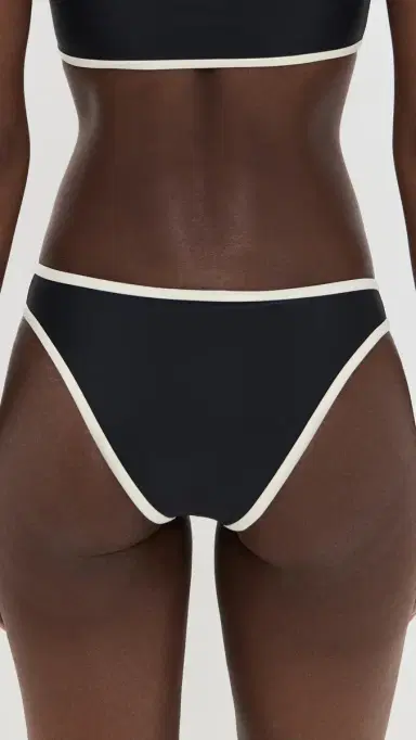JADE Swim Most Wanted Bikini Bottoms Black w/ | Thumbnail 3