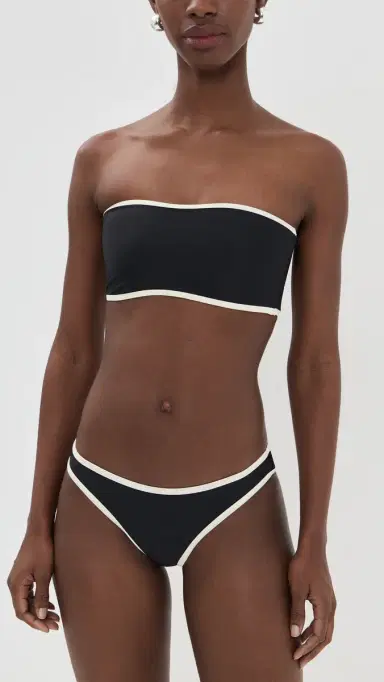 JADE Swim Most Wanted Bikini Bottoms Black w/ | Thumbnail 4