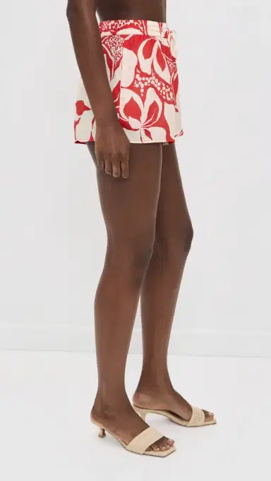 LSPACE Rio Shorts Hibiscus Bloom | Thumbnail 4