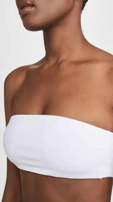 Top Secret Tiny Tube Bandeau Bra White M | Thumbnail 5