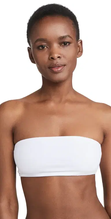 Top Secret Tiny Tube Bandeau Bra White M | Thumbnail 1