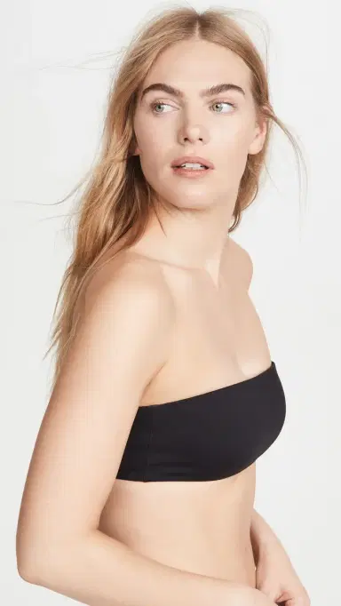 Top Secret Tiny Tube Bandeau Bra Black M | Thumbnail 4