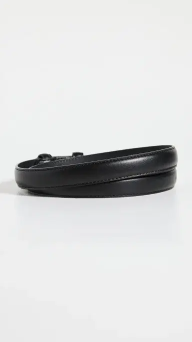 Nili Lotan Jane Belt Black/Shiny Brass 85 | Thumbnail 4