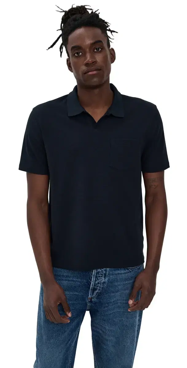 Vince esh Knit Johnny Polo Coastal