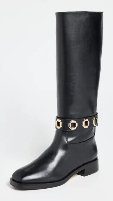 Larroudé Milan Flat Riding Boots | Thumbnail 2 Larroudé Milan Flat Riding Boots | Thumbnail 2