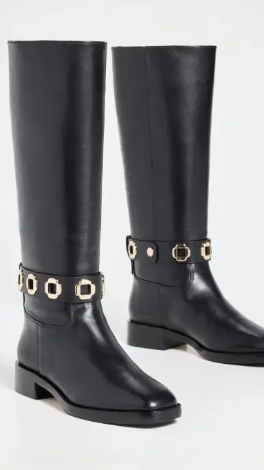 Larroudé Milan Flat Riding Boots | Thumbnail 5 Larroudé Milan Flat Riding Boots | Thumbnail 5
