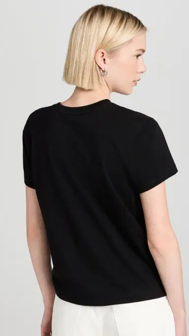 Vince Crew Neck Tee Black S | Thumbnail 3 Vince Crew Neck Tee Black S | Thumbnail 3
