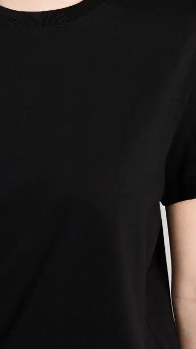 Vince Crew Neck Tee Black S | Thumbnail 6 Vince Crew Neck Tee Black S | Thumbnail 6