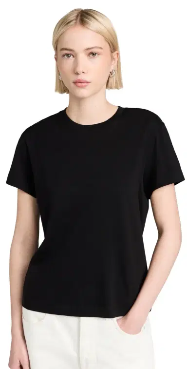 Vince Crew Neck Tee Black S | Thumbnail 1 Vince Crew Neck Tee Black S | Thumbnail 1