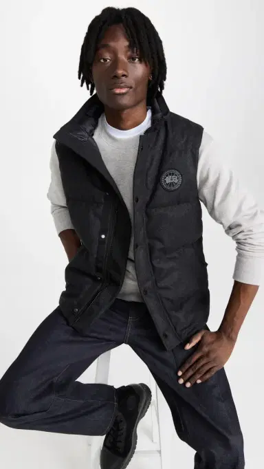 Canada Goose Garson Wool Vest Carbon el | Thumbnail 2 Canada Goose Garson Wool Vest Carbon el | Thumbnail 2