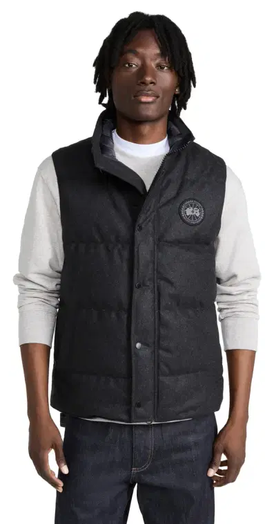 Canada Goose Garson Wool Vest Carbon el | Thumbnail 1 Canada Goose Garson Wool Vest Carbon el | Thumbnail 1