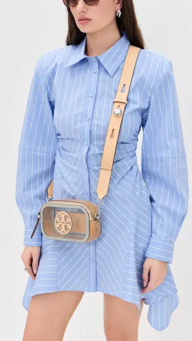 Tory Burch Miller PVC Mini Crossbody Stadium Bag | Thumbnail 3