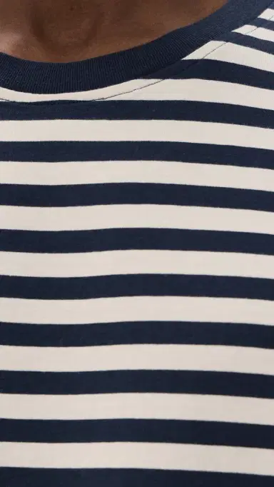 Far Afield Breton Stripe Short Sleeved T-Shirt Navy/and | Thumbnail 6 Far Afield Breton Stripe Short Sleeved T-Shirt Navy/and | Thumbnail 6