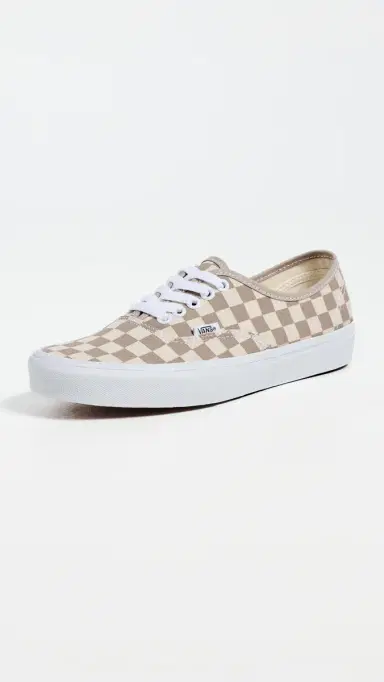 Vans Authentic Sneakers Checkerboard Aluminum/Oatmeal | Thumbnail 2 Vans Authentic Sneakers Checkerboard Aluminum/Oatmeal | Thumbnail 2