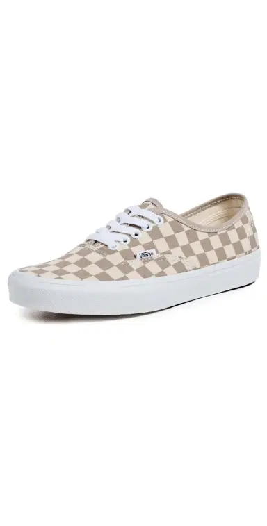Vans Authentic Sneakers Checkerboard Aluminum/Oatmeal | Thumbnail 1 Vans Authentic Sneakers Checkerboard Aluminum/Oatmeal | Thumbnail 1