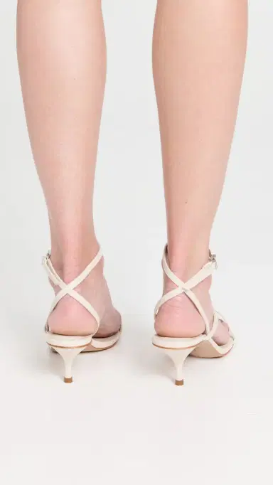 Schutz Helene Sandal Heels Pearl 9 | Thumbnail 5