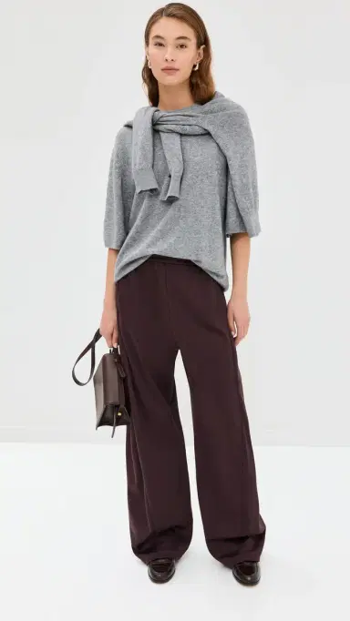 Tibi Active Knit Winslow Pants Brown L | Thumbnail 5 Tibi Active Knit Winslow Pants Brown L | Thumbnail 5