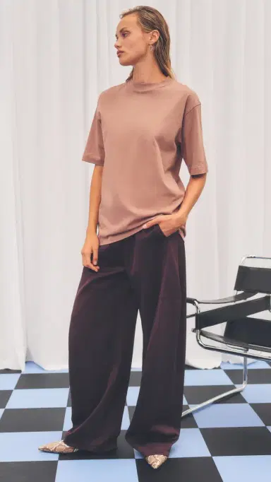 Tibi Active Knit Winslow Pants Brown L | Thumbnail 6 Tibi Active Knit Winslow Pants Brown L | Thumbnail 6