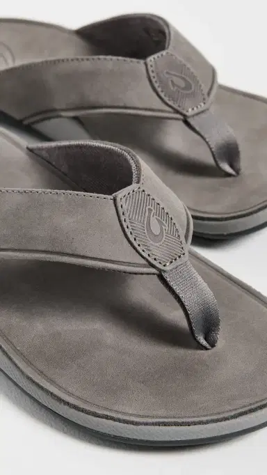 OluKai Tuahine Sandals Stone/Stone | Thumbnail 5