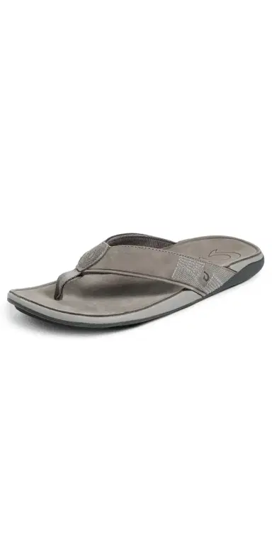 OluKai Tuahine Sandals Stone/Stone | Thumbnail 1