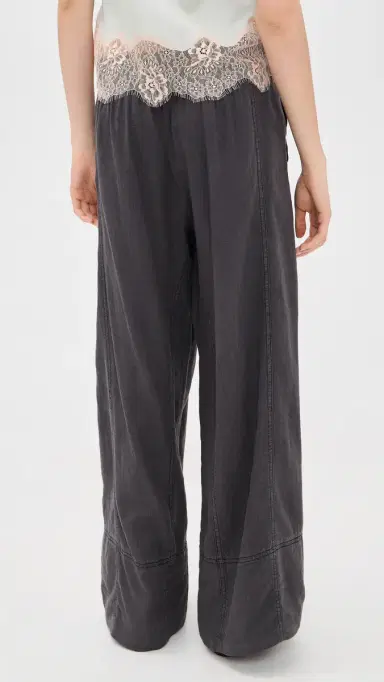Free People Days End Pull On Linen Pants Black | Thumbnail 3 Free People Days End Pull On Linen Pants Black | Thumbnail 3