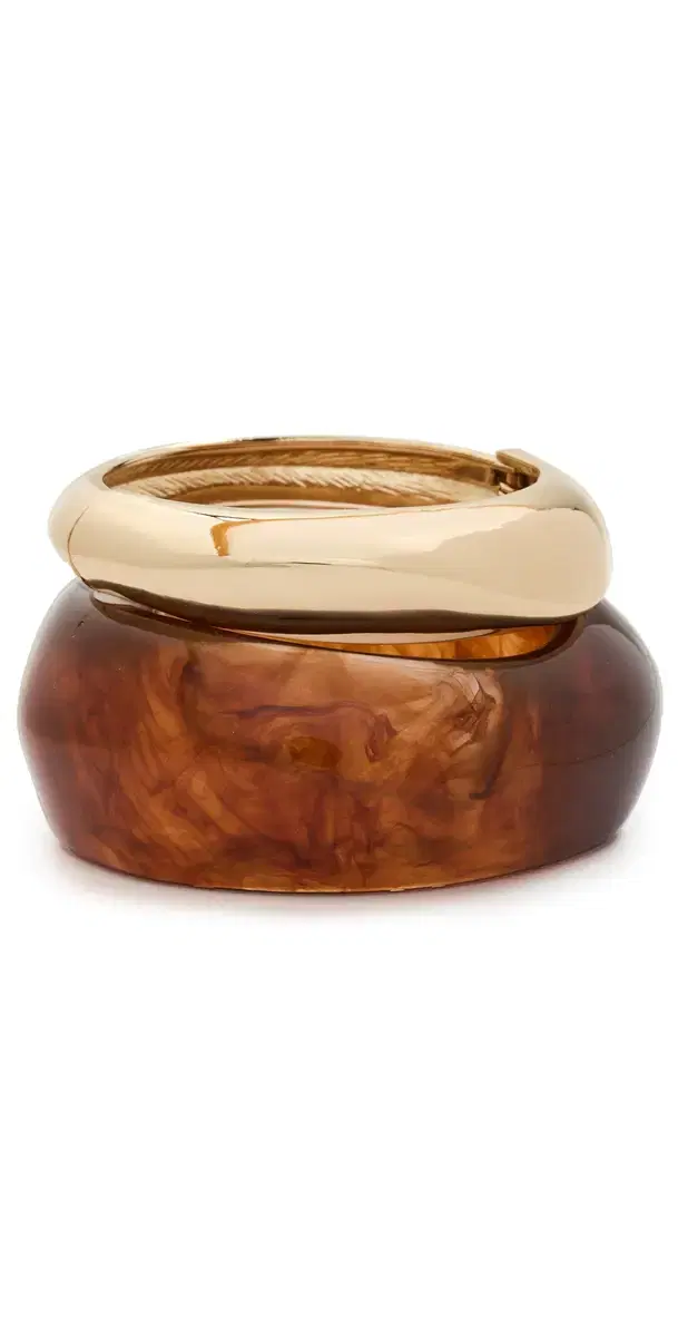 SHASHI Tortoise Bangle Bracelet Set Tortoise One Size