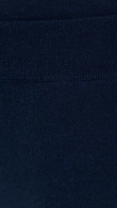 SPRWMN Cashmere Wide Leg Pants Navy | Thumbnail 6