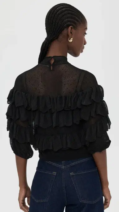 Ulla Johnson Corinna Top Noir | Thumbnail 3 Ulla Johnson Corinna Top Noir | Thumbnail 3