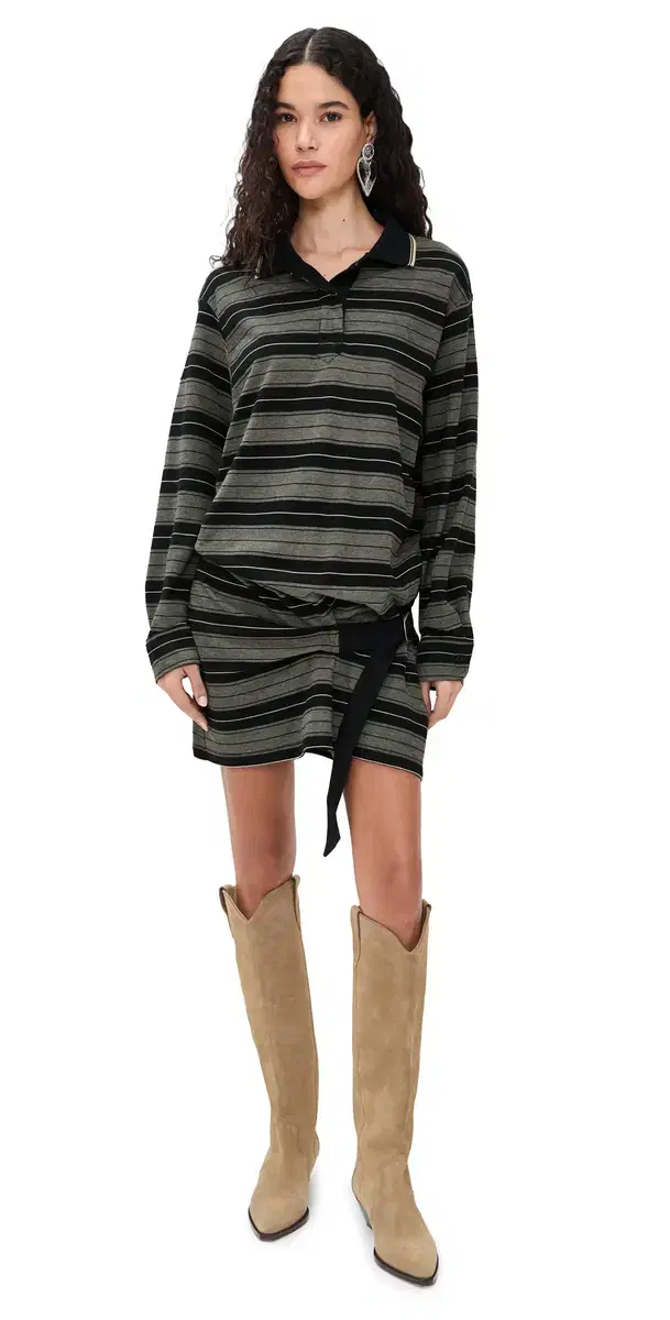 Isea Dress Black/Ecru