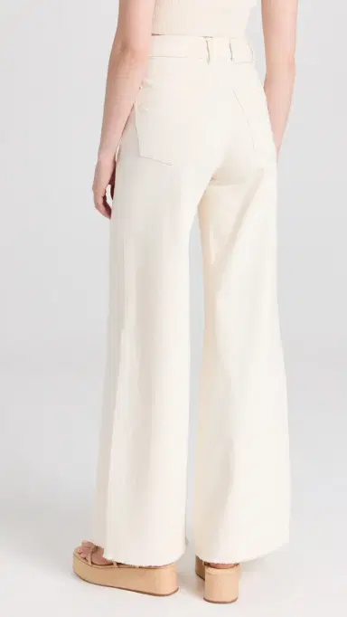 DL1961 Hepburn Wide Leg Jeans Ecru 34 | Thumbnail 3 DL1961 Hepburn Wide Leg Jeans Ecru 34 | Thumbnail 3
