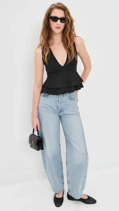 susana monaco Double Layered V Neck Tank | Thumbnail 5 susana monaco Double Layered V Neck Tank | Thumbnail 5