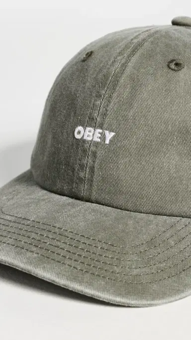 Obey Pigment Bold Cap Pigment Olive One Size | Thumbnail 4