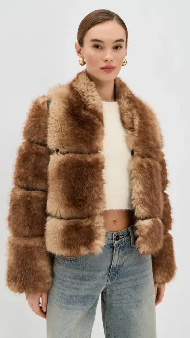 Apparis ai Mink Coat Blonde Mink | Thumbnail 2 Apparis ai Mink Coat Blonde Mink | Thumbnail 2